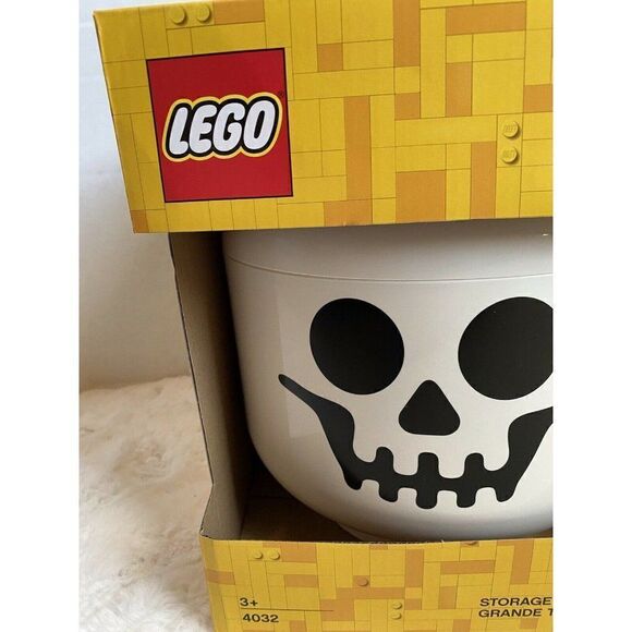 LEGO Storage Head Large Skeleton Skull Container Halloween #4032 NEW - Picture 4 of 9
